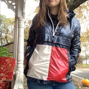 RARE Tommy Hilfiger Metallic Windbreaker